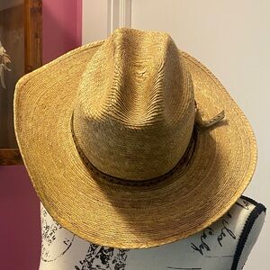 Classic Brown Straw Cowboy Hat